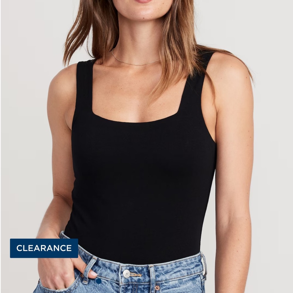 Square neck bodysuit